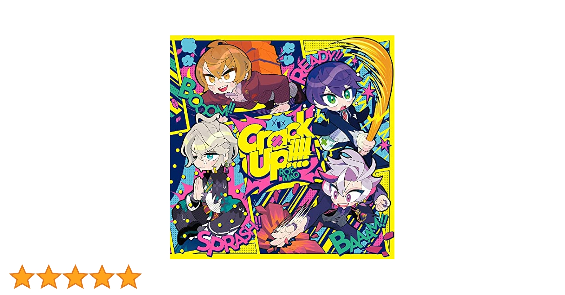 初回限定ろふまお塾盤 crack up!!!!・Overflow ROF-MAOが、1stフルアルバム『Overflow』10月18日発売を発表